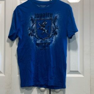 Men express graphic tee blue size M